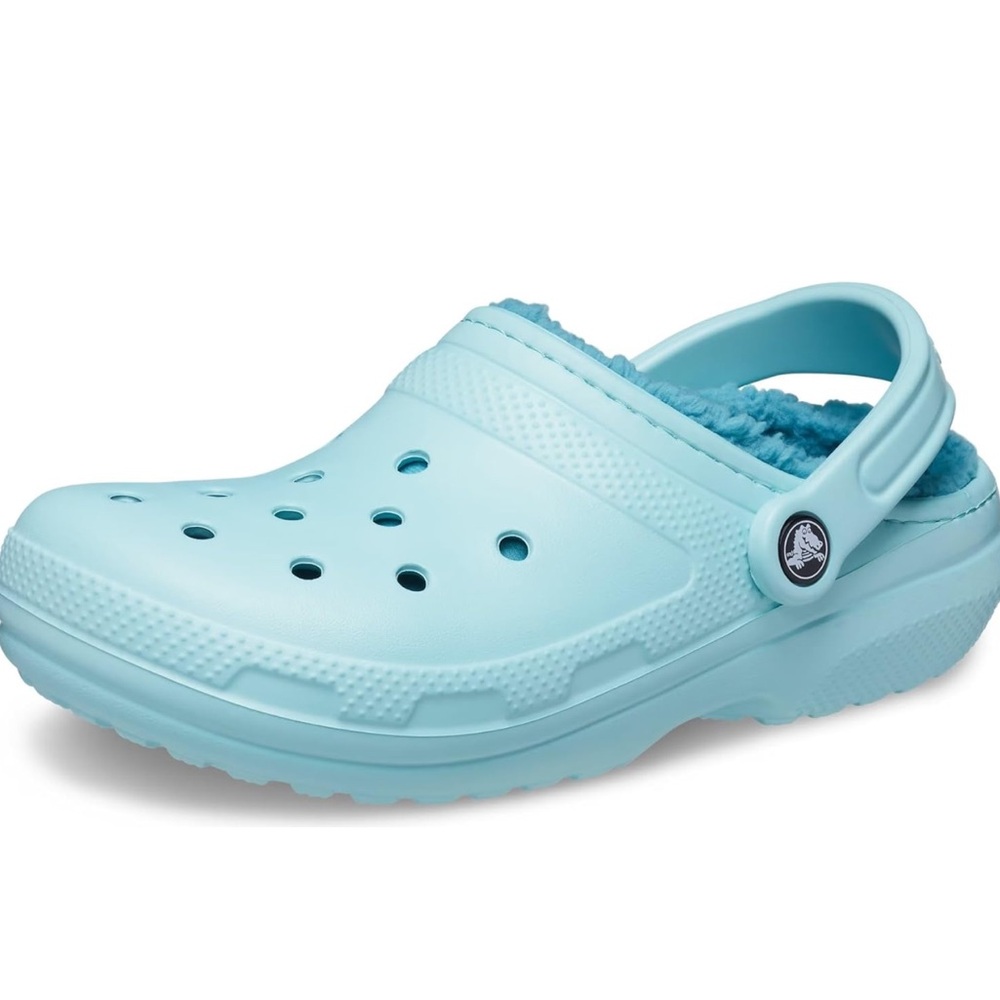 Womens Size 6 Crocs Classic Lined Clog Light Blue